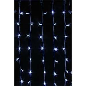 Giocoplast tenda natalizia prolungabile lucciolona con 200 led bianchi 1 metro 14409730