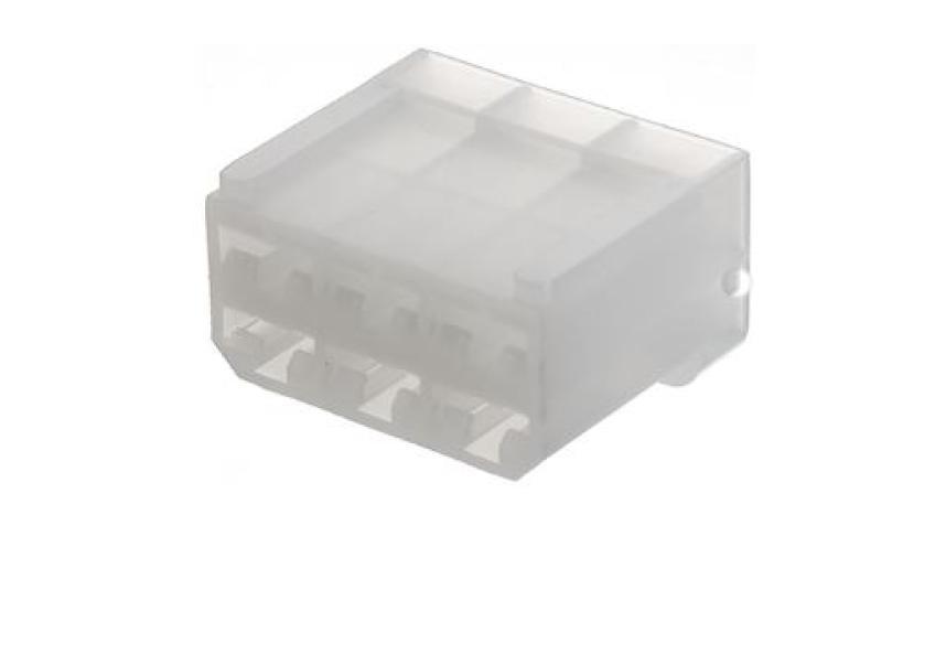 Contenitore per capicorda faston TE Connectivity 4 posizioni 6,3mm-  144-18-908 01
