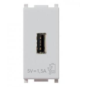 Unità alimentazione usb  plana 14292.sl-5v 1,5a 1m-silver