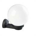 Sovil Illuminazione - Sfera Globosfera In PMMA Fumé D.30 Cm - Testapalo Per Giardino Con Adattatore Ø60mm