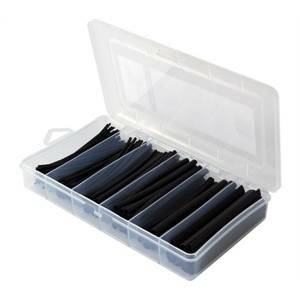 Kit da 170 pezzi di termorestringenti color nero thermomin-n