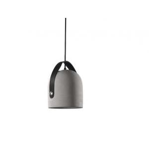 Sospensione urban 1xe27 in cemento lisciato nero sos48000