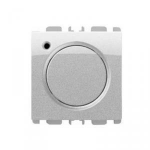 Suoneria elettronica multitonale 230v 2 moduli colori alluminio 10261/2al