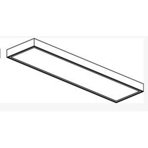Carter bianco per pannello led lpx/lpxm312 ax4/312
