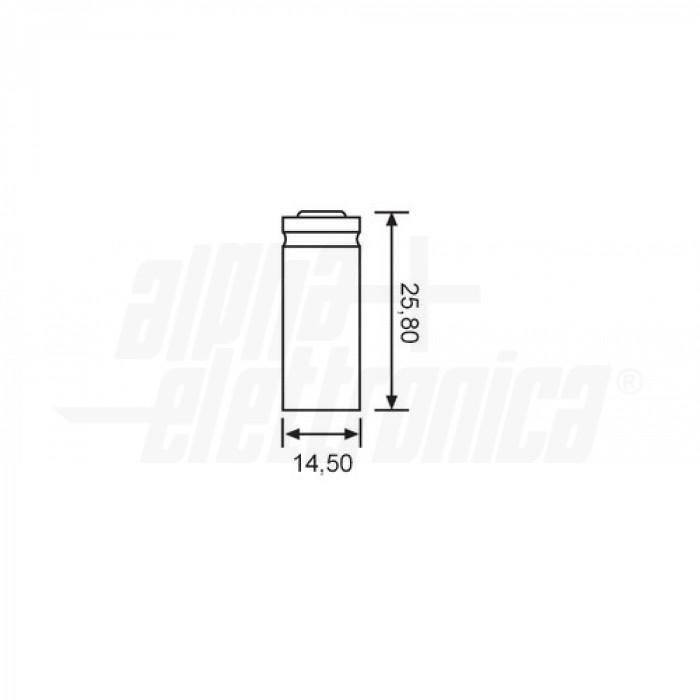 Pila al cloruro di tionile 1/2AA Alpha Elettronica 1200mAh 3.6V - PL410A/1 02