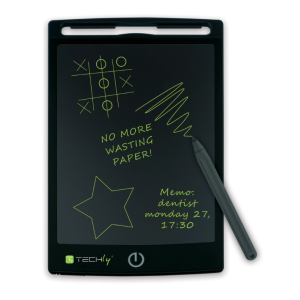 Lavagna elettronica portatile  22.7x14.4x0.45cm nero - 103137
