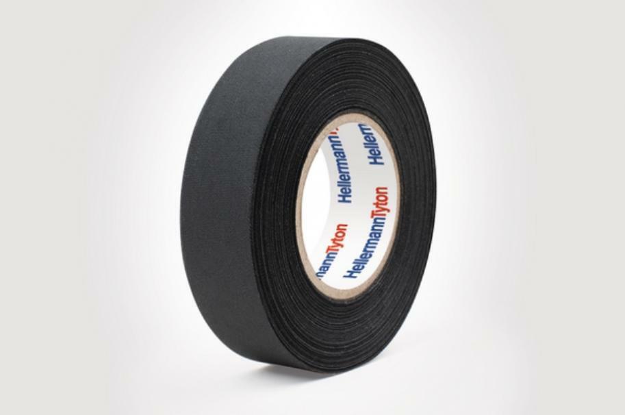 hellermanntyton hellermann tyton nastro tessuto auto 19x25 nero  712-10002 - foto 1