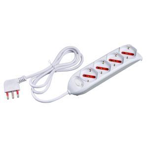 Multipresa 4 posti con cavo 1,5 m  - rs94060
