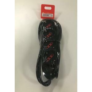 Materiale elettrico multipresa nera emilia 4 prese schuko bivalenti 10/16a 2p+t rs94073