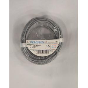 Cavo unipolare fs17  mfs171,5gr10-1,5mmq-10 metri-grigio