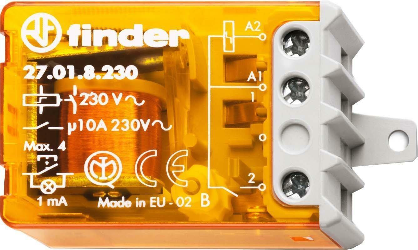 finder finder rele interruttore 1 polo 10a 230v 270182300000 27.01.8.230.0000 - foto 1
