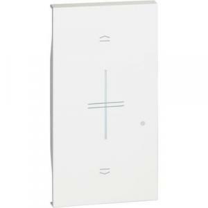 Living now cover illuminabile per comando tapparella connesso 2 moduli colore bianco kw32m2
