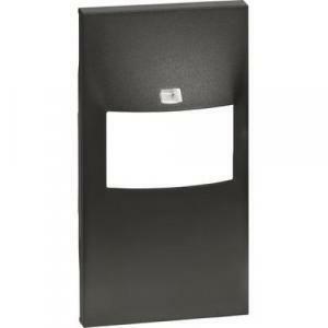 Living now cover per interruttore ir 2 moduli colore nero kg17