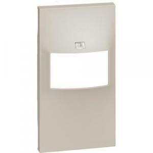 Living now cover per interruttore ir 2 moduli colore sabbia km17