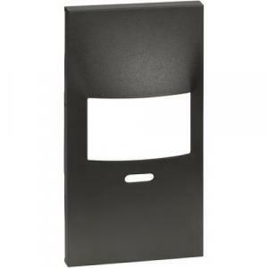 Living now cover per interruttore ir con selettore 2 moduli colore nero kg17sl