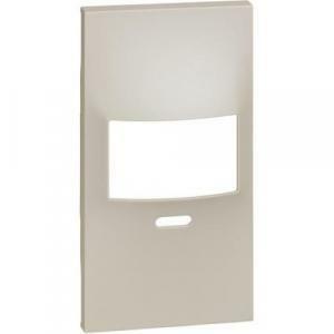 Living now cover per interruttore ir con selettore 2 moduli colore sabbia km17sl