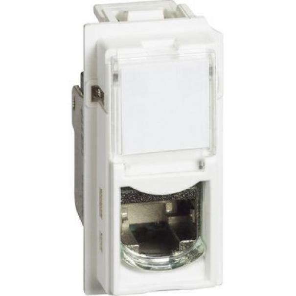 bticino bticino living now connettore rj45 categoria 6 stp toolless idc 1 modulo colore bianco kw4279c6s - foto 1