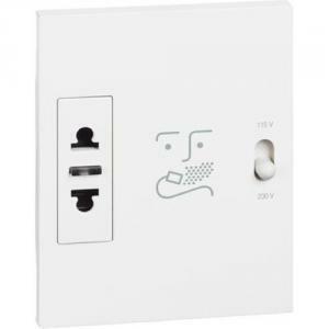 Living now presa per rasoio 230va.c bianca 3 moduli kw4177