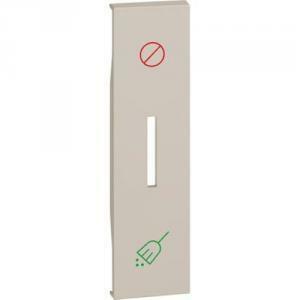 Living now cover illuminabile commutatore hotel 1 modulo colore sabbia km06h
