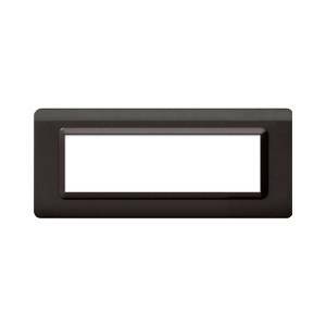 Placca  s44 7 moduli grigio scuro - 44py07gsl