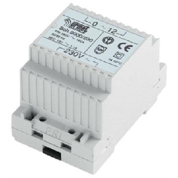 urmet urmet trasformatore 12v 18va per impianti citofonici tradizionali 9000/230 - foto 1
