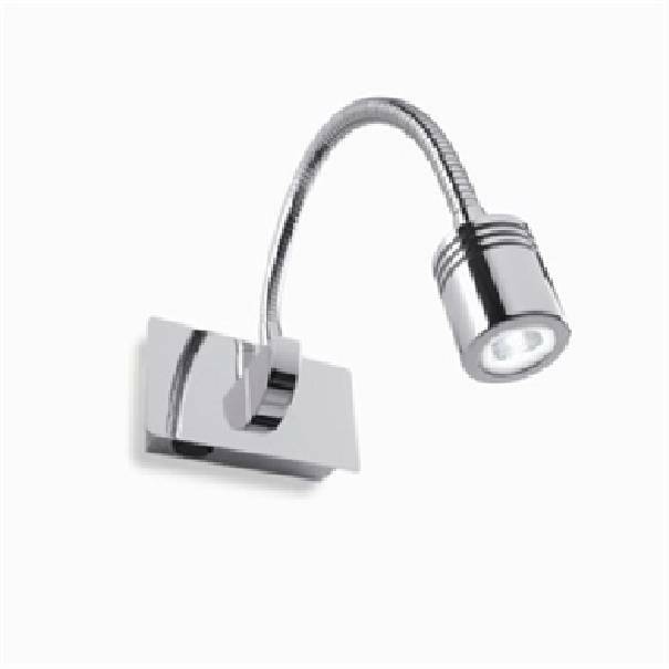 ideal lux ideal lux applique led dynamo ap1 colore cromo 3w 31460 - foto 1