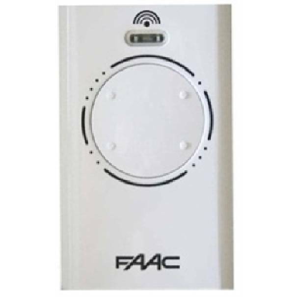 faac faac telecomando per cancello 4 canali xt4 868 slh lr colore bianco 787010 - foto 1
