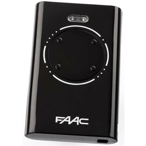faac faac telecomando per cancello 4 canali xt4 433 slh lr colore nero 7870081 - foto 1