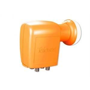 Convertitore lnb universale 4 uscite arancione 761001