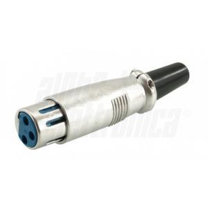 Presa xlr  3p con serracavo - 40-70