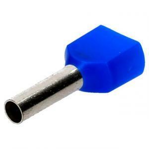 Bm 100 terminali bussola preisolati  blu 2x2,5 00558/b100 00558