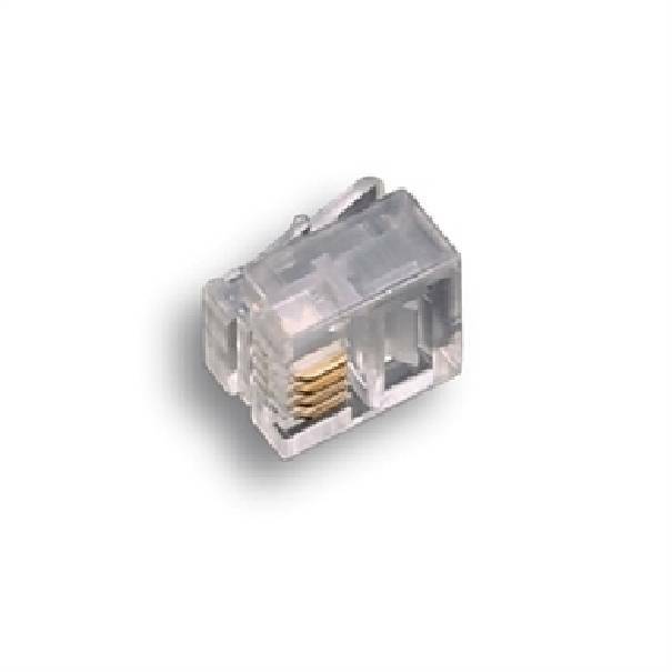 Plug Telefonico FANTON  RJ11 6/4 Contatti Dorati - 22290 01