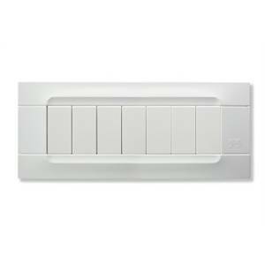 Placca 7 posti colore bianco helsinki 10807.b.01