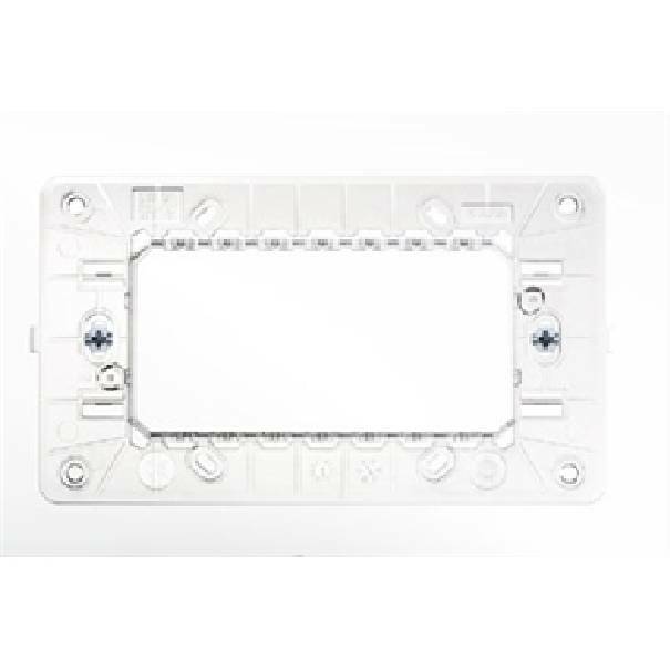 simon urmet simon urmet supporto slim 4 moduli con viti 10704n - foto 1