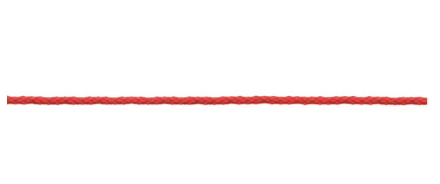 Cordino Masidef 3mm rosso vendita al metro - DY2701002 01