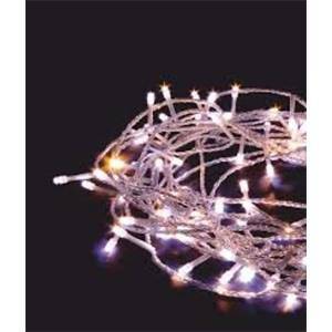 Giocoplast tenda natalizia lucciolona a 700 led 240v luce bianca 14410306