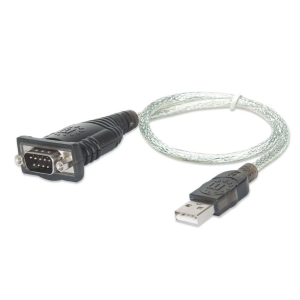 Adattatore da usb a seriale da 45cm trasparente - 205146