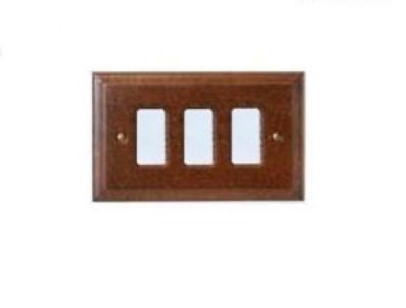 cal cal magic placca 3 posti in legno colore noce 2803 - foto 1