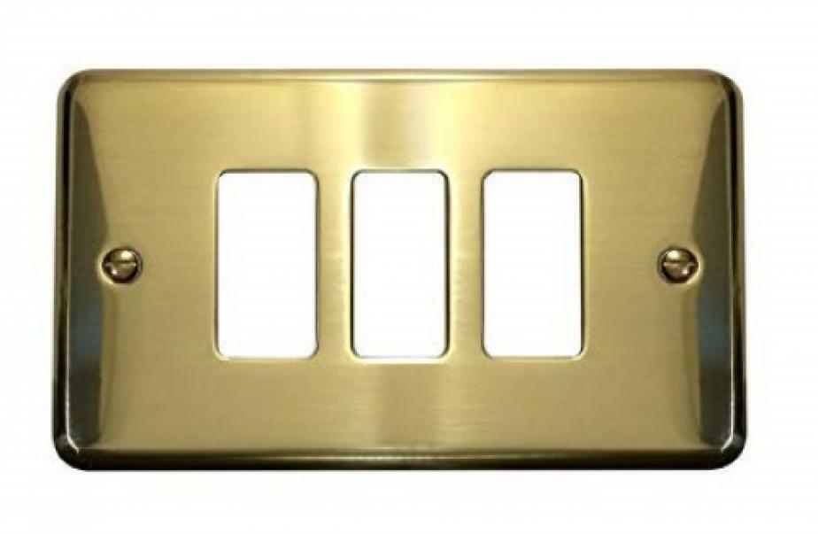 cal cal magic placca 3 posti colore ottone 5003 - foto 1