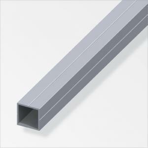 Aluminium gmbh 2,5mt di profilo a tubo quadrato in alluminio naturale colore naturale 25190