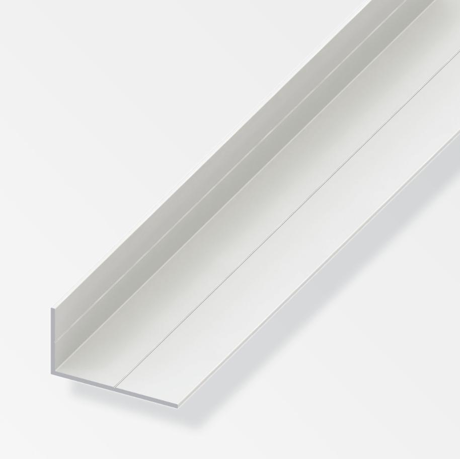 Canala angolare Alfer Aluminium 19.5x35.5x1.5mm lunghezza 2.5m bianco - 21708 01