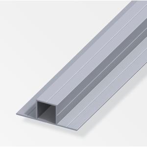 Tubo quadrato  aluminium con 2 lati da 180 gradi 20x20x1mm 1m - 26090