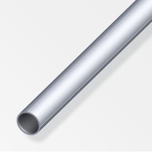 Tubo tondo  aluminium 23.5x1.5mm lunghezza 1m argento - 25010