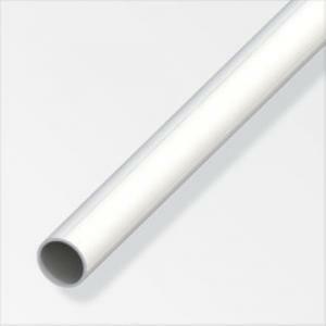 Aluminium gmbh 1mt di tubo tondo in plastica colore bianco 21044