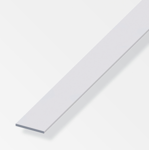 Barra piatta  aluminium spessore 2mm da 2m argento - 05010