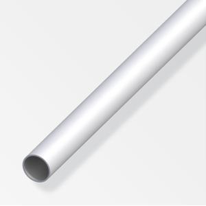 Tubo tondo  aluminium 16x1mm lunghezza 1m argento - 01024