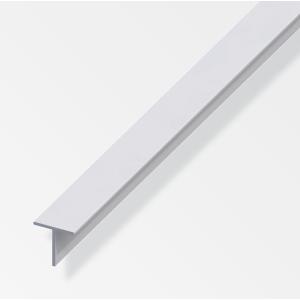 Profilo a t  aluminium 15x15x1.5mm lunghezza 1m argento - 01090