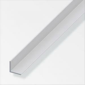 Aluminium gmbh 1mt di profilo angolare in alluminio anodizzato colore argento 01040