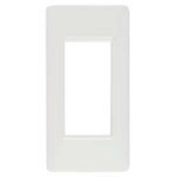 vimar vimar plana placca 1 modulo tecnopolimero  per pannelli colore bianco 14666.01 - foto 1