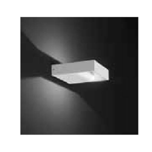nobile illuminazione nobile illuminazione applique led 7.5w in alluminio colore bianco luce calda dl003/bi - foto 1